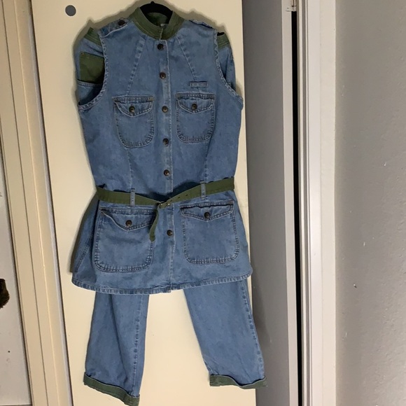 Vintage ZANA•DI Jean Pant & Vest Set - Picture 16 of 16